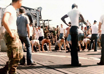 Photos by Mark Hilditch - Shellback Initiation